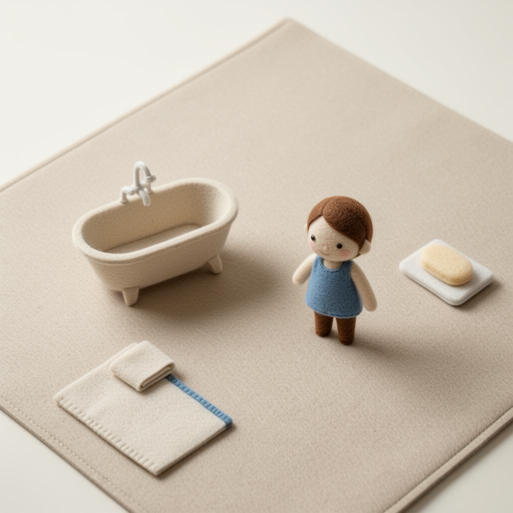 Bathtime Play Mat Pattern