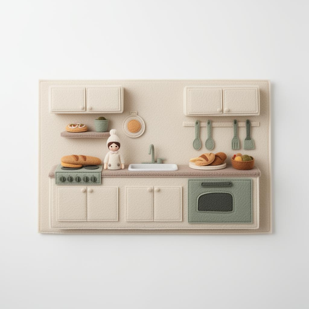 Kitchen Play Mat Pattern